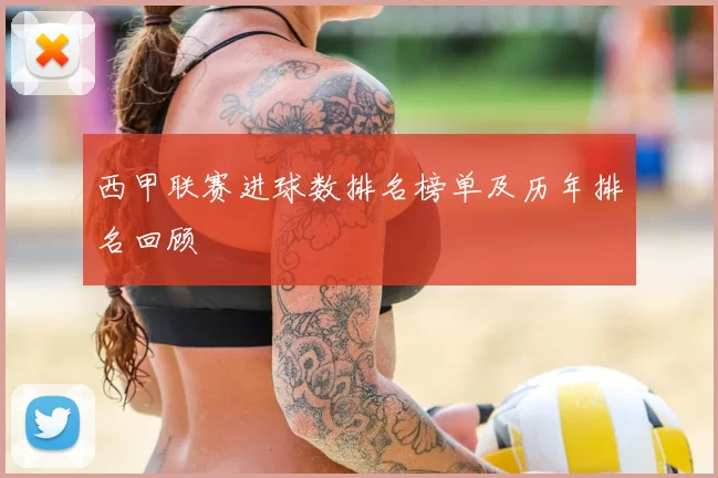 西甲联赛进球数排名榜单及历年排名回顾