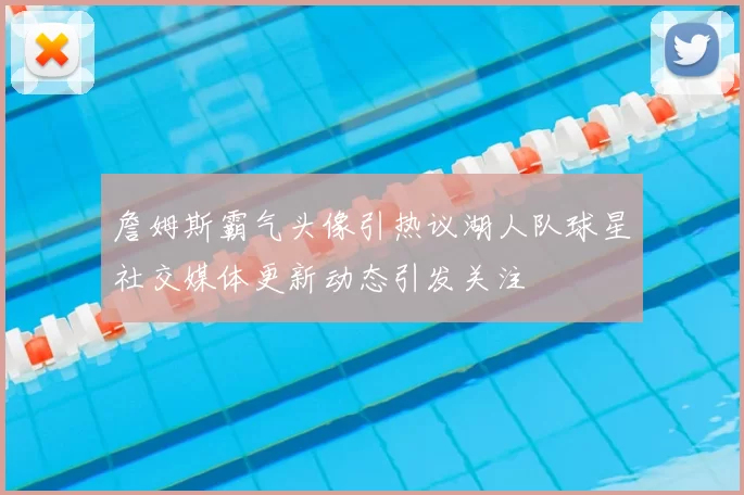 詹姆斯霸气头像引热议湖人队球星社交媒体更新动态引发关注