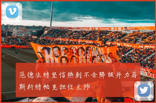 范德法特坚信热刺不会降级并力荐斯科特帕克担任主帅